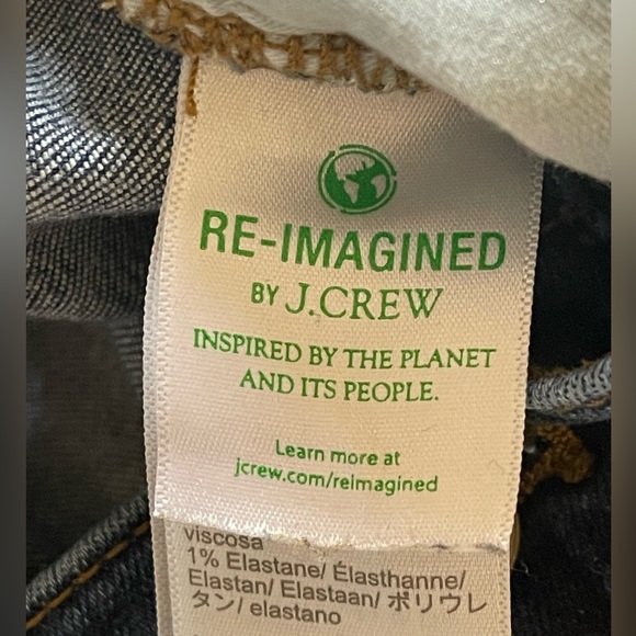 *EUC* J. Crew Factory 9” High Rise Button Front Fly Jean in Windward Wash / 31P - Picture 9 of 10